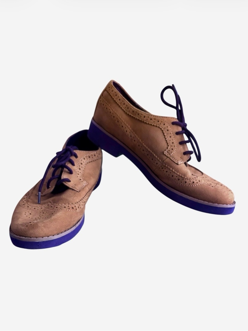 Lauren Ralph Lauren Women's Suede Oxford Shoes | Size 6
